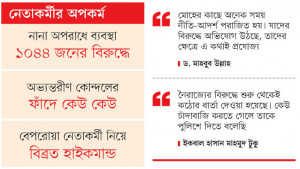 সাজা দিয়েও সামলাতে হিমশিম বিএনপি
