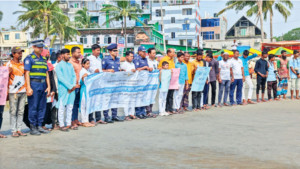 কুয়াকাটায় সিসাদূষণ বন্ধের আহ্বান