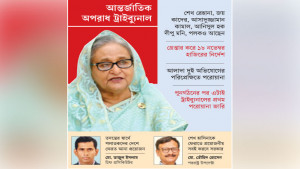 গণহত্যায় হাসিনাসহ ৪৬ জনের নামে পরোয়ানা