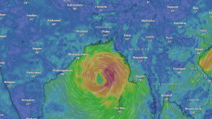 কক্সবাজার থেকে ৬৫০ কিলোমিটার দূরে গভীর নিম্নচাপটি