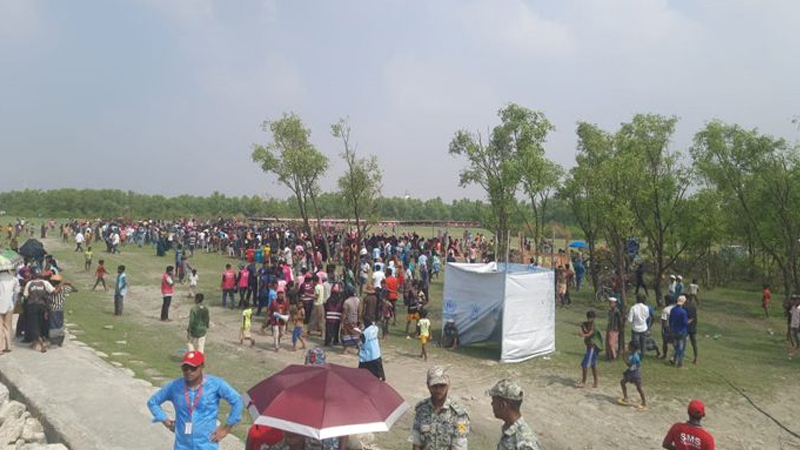 ভাসানচরে নেওয়া হলো আরও ৫০৬ রোহিঙ্গাকে ভাসানচরে নেওয়া হলো আরও ৫০৬ রোহিঙ্গাকে