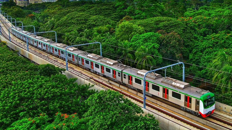 যাত্রীসেবায় ১০ বছরের ভ্যাট অব্যাহতি চায় মেট্রোরেল যাত্রীসেবায় ১০ বছরের ভ্যাট অব্যাহতি চায় মেট্রোরেল