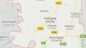 চা বাগানের জমি দখলের প্রতিবাদ