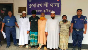চুরির অভিযোগে মাদ্রাসাছাত্রকে গাছে বেঁধে-চুল কেটে নির্যাতন, কারাগারে ৬