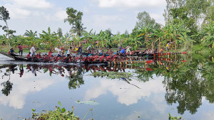 কোটালীপাড়ায় এবার হলো না ঐতিহ্যবাহী নৌকাবাইচ 