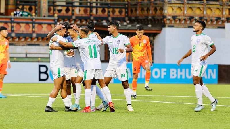 মোরসালিনের গোলে ভুটানকে হারালো বাংলাদেশ মোরসালিনের গোলে ভুটানকে হারালো বাংলাদেশ
