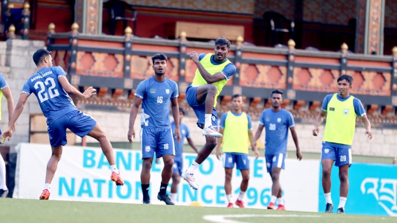ভুটানের বিপক্ষে দুই পরিবর্তন নিয়ে মাঠে বাংলাদেশ ভুটানের বিপক্ষে দুই পরিবর্তন নিয়ে মাঠে বাংলাদেশ