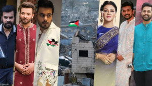 গাজার জন্য ঢাকার শোবিজ তারকাদের মন কাঁদছে 
