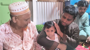 শহীদ রাসেলের ছোট্ট মেয়ে এখনও বাবা ফিরে আসার অপেক্ষায়