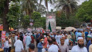 ‘মার্চ ফর গাজা’: সোহরাওয়ার্দীতে মানুষের ঢল