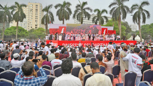 গণহত্যা বন্ধ ও স্বাধীন ফিলিস্তিন দাবি