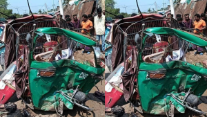 ভালুকায় অটোরিকশা-মাইক্রোবাস মুখোমুখি সংঘর্ষে নিহত ২