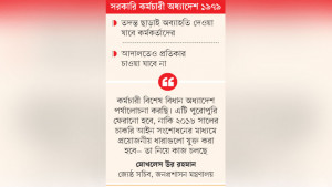 ২০ দিনে বরখাস্তের সুযোগ, বিশেষ বিধান পর্যালোচনা হচ্ছে
