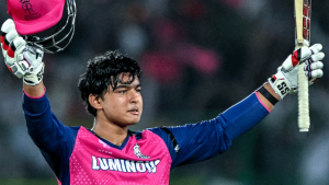 রেকর্ড তছনছ করে ১৪ বছরের বৈভবের সেঞ্চুরি