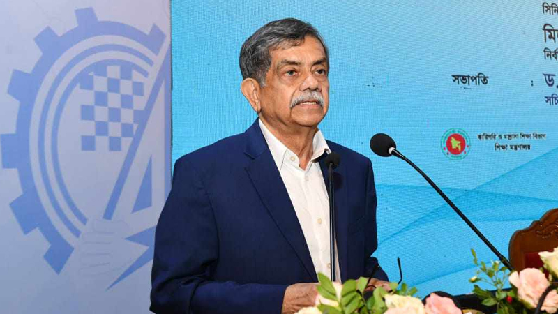 মূলধারার শিক্ষার সঙ্গে কারিগরি শিক্ষা সম্পৃক্ত করা দরকার: শিক্ষা উপদেষ্টা মূলধারার শিক্ষার সঙ্গে কারিগরি শিক্ষা সম্পৃক্ত করা দরকার: শিক্ষা উপদেষ্টা