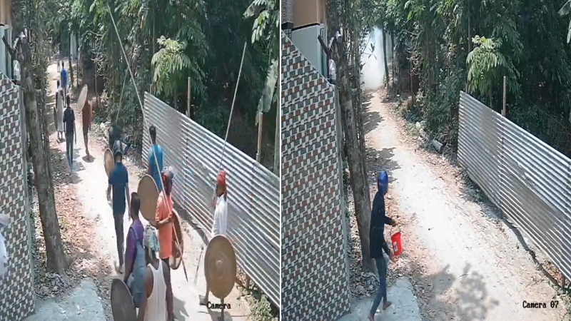 শরীয়তপুরের জাজিরায় আবারও সংঘর্ষ, মুহুর্মুহু ককটেল বিস্ফোরণ শরীয়তপুরের জাজিরায় আবারও সংঘর্ষ, মুহুর্মুহু ককটেল বিস্ফোরণ