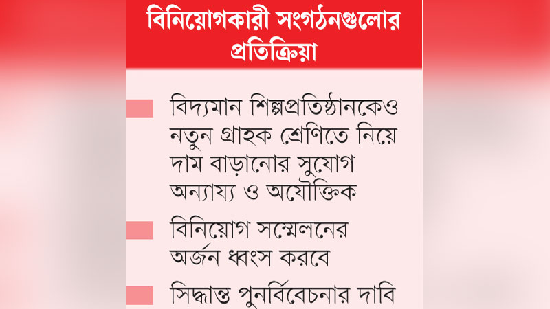 গ্যাসের দাম বাড়ায় বিনিয়োগ ব্যাপকভাবে বাধাগ্রস্ত হবে গ্যাসের দাম বাড়ায় বিনিয়োগ ব্যাপকভাবে বাধাগ্রস্ত হবে