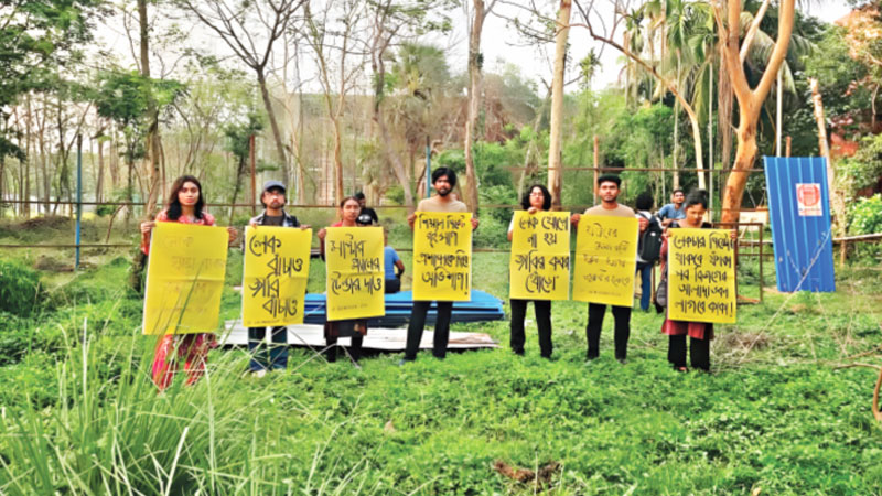 আবারও গাছ কেটে ভবন নির্মাণের আয়োজন আবারও গাছ কেটে ভবন নির্মাণের আয়োজন