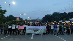 আবারও আগারগাঁও ব্লকেড শেকৃবি শিক্ষার্থীদের