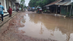 সড়কে ভোগান্তি শেষ হয় না মেলে না সহায়তা