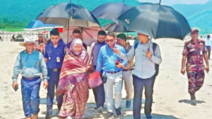 মন্ত্রিপরিষদ বিভাগের তদন্ত দলের সাদাপাথর পরিদর্শন