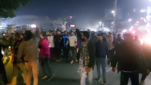 ওসমান হাদির ওপর হামলার প্রতিবাদে পঞ্চগড়ে বিক্ষোভ ও প্রতিবাদ সমাবেশ