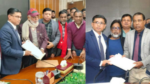 বগুড়া-৭ আসনে খালেদা জিয়া এবং বগুড়া-৬ এ তারেক রহমানের মনোনয়নপত্র দাখিল