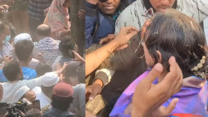 ধানমন্ডির ৩২ নম্বরে ‘জয় বাংলা’ স্লোগান, নারীসহ দুইজনকে মারধর 