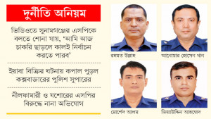 অল্প সময়ে অনেক দুর্নাম, এক দিনে প্রত্যাহার চার এসপি