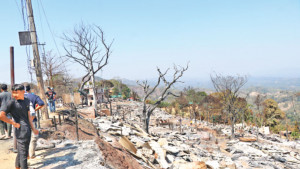 সাজেক পুড়ে  শতকোটি টাকার ক্ষয়ক্ষতি