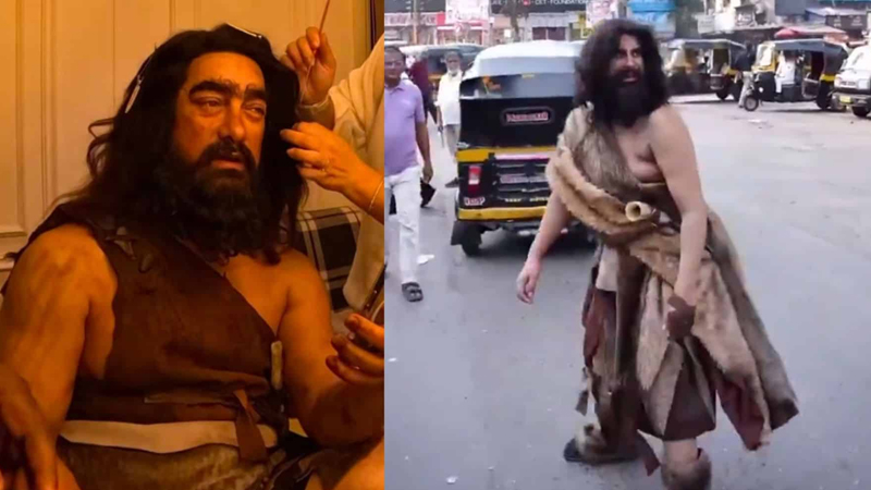 গায়ে বস্তা জড়িয়ে রাস্তায় আমির খান গায়ে বস্তা জড়িয়ে রাস্তায় আমির খান