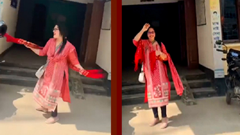 থানার সামনে নেচে টিকটক ভিডিও বানানো সেই আ.লীগ নেত্রী আটক থানার সামনে নেচে টিকটক ভিডিও বানানো সেই আ.লীগ নেত্রী আটক
