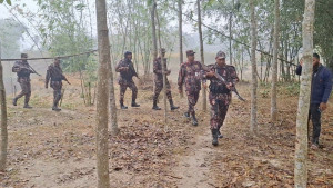 সীমান্তে বেড়া দেওয়া বন্ধ হলেও নির্মাণসামগ্রী সরায়নি বিএসএফ