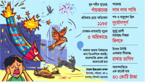 নির্বিচার আতশবাজি ফানুস, বিপন্ন  প্রাণ-প্রকৃতি