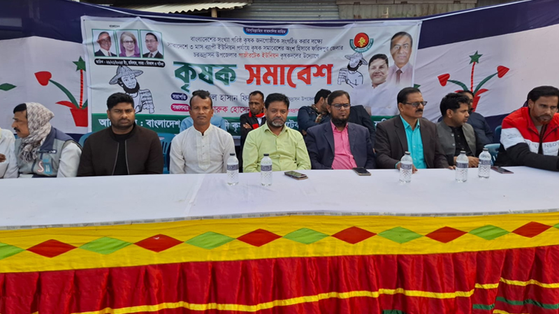 চরহাজিগঞ্জ বাজারে কৃষকদলের সমাবেশ অনুষ্ঠিত চরহাজিগঞ্জ বাজারে কৃষকদলের সমাবেশ অনুষ্ঠিত