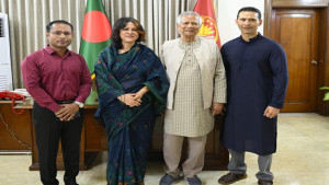 প্রধান উপদেষ্টার সঙ্গে তাজউদ্দীন পরিবারের সাক্ষাৎ 