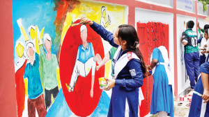 গণঅভ্যুত্থান স্মরণে গ্রাফিতির গল্প