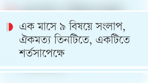সংলাপে ঐকমত্য না হওয়ায় পেছাচ্ছে জুলাই সনদ