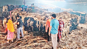 পাটকলের গুদাম পুড়ে ১০ কোটির ক্ষয়ক্ষতি