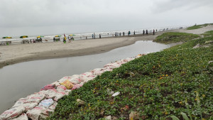 কক্সবাজার সৈকতে উৎকট দুর্গন্ধ 