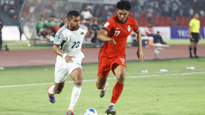 আলো ছড়াল শমিত-হামজারা, তবুও হৃদয়ভাঙা হার
