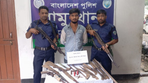 রামুতে অস্ত্রসহ গ্রেপ্তার যুবদল নেতা কারাগারে