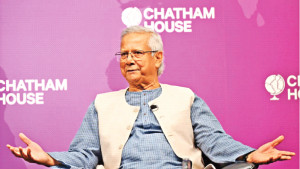 জুলাই সনদ ঘোষণা করে তার ভিত্তিতে নির্বাচন