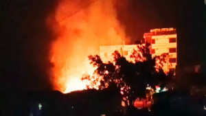 দীঘিনালার লারমা স্কয়ারে ফের আগুন, ব্যাপক ক্ষয়ক্ষতি
