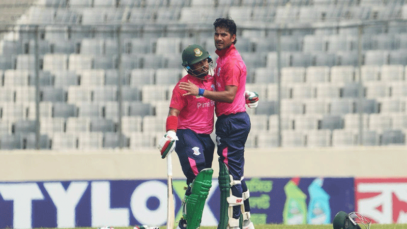 তামিমের ম্যাচ জেতানো সেঞ্চুরি, রেকর্ড রান করে জিতল প্রাইম ব্যাংক তামিমের ম্যাচ জেতানো সেঞ্চুরি, রেকর্ড রান করে জিতল প্রাইম ব্যাংক