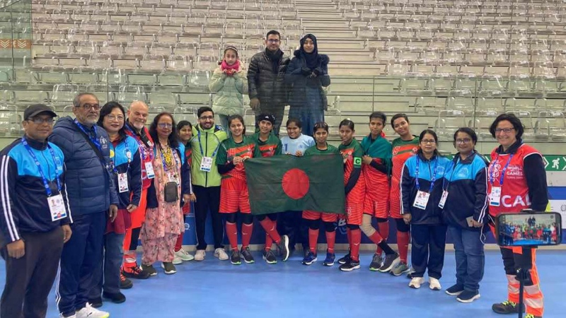 স্পেশাল অলিম্পিকের ফ্লোরবলে সোনা বাংলাদেশের স্পেশাল অলিম্পিকের ফ্লোরবলে সোনা বাংলাদেশের