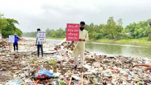 নন্দকুঁজা নদীকে দখল-দূষণমুক্ত করার দাবি