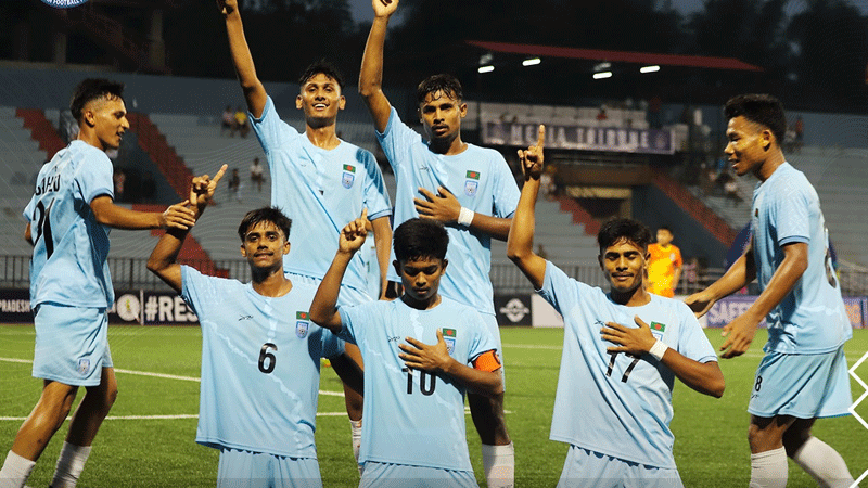 ভুটানকে হারিয়ে সাফের সেমিতে যুবারা ভুটানকে হারিয়ে সাফের সেমিতে যুবারা