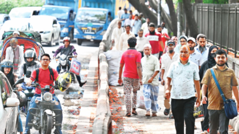 দক্ষিণ ঢাকা অচল, জনদুর্ভোগ দক্ষিণ ঢাকা অচল, জনদুর্ভোগ