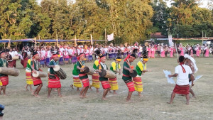 গারোদের নবান্ন উৎসব ওয়ানগালা উদযাপন